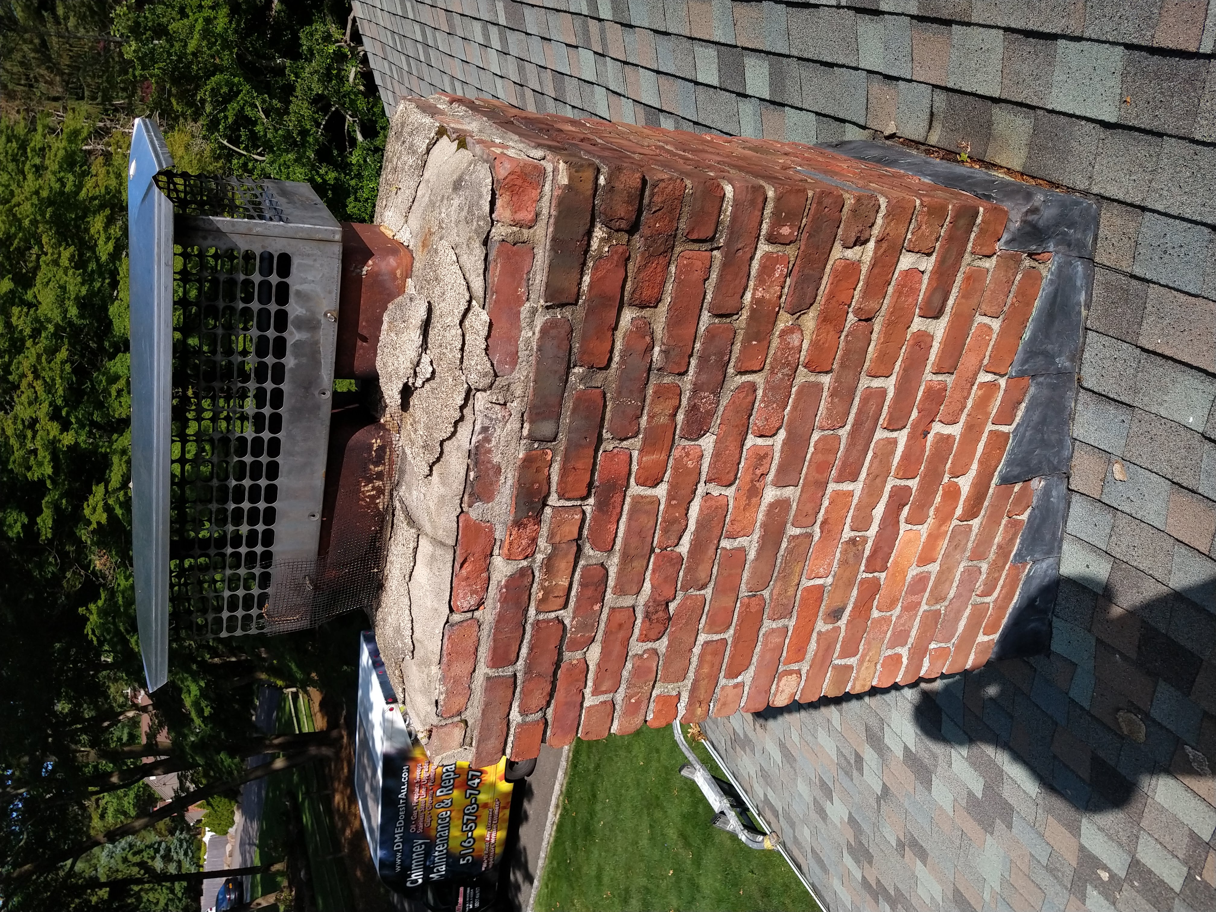 Complete soot and creosote removal from fireplace chimney in Glen Cove, NY