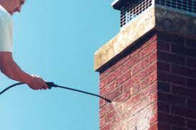 Carbon monoxide safety inspection on gas chimney in Glen Cove, New York